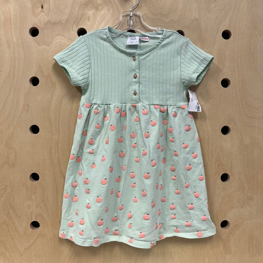 Mint Apples Dress