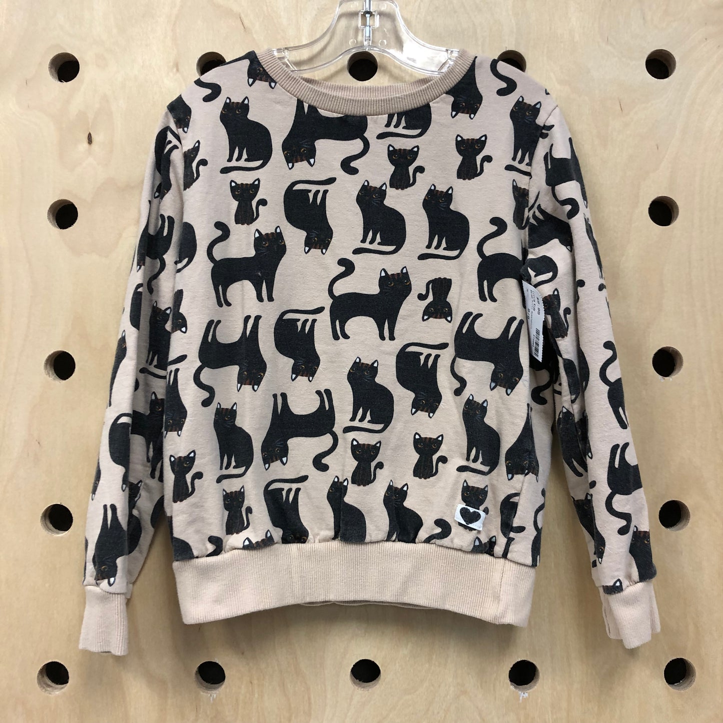 Beige Kitty Sweatshirt
