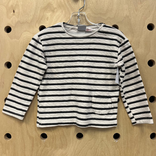 B&W Striped Long Sleeve Tee