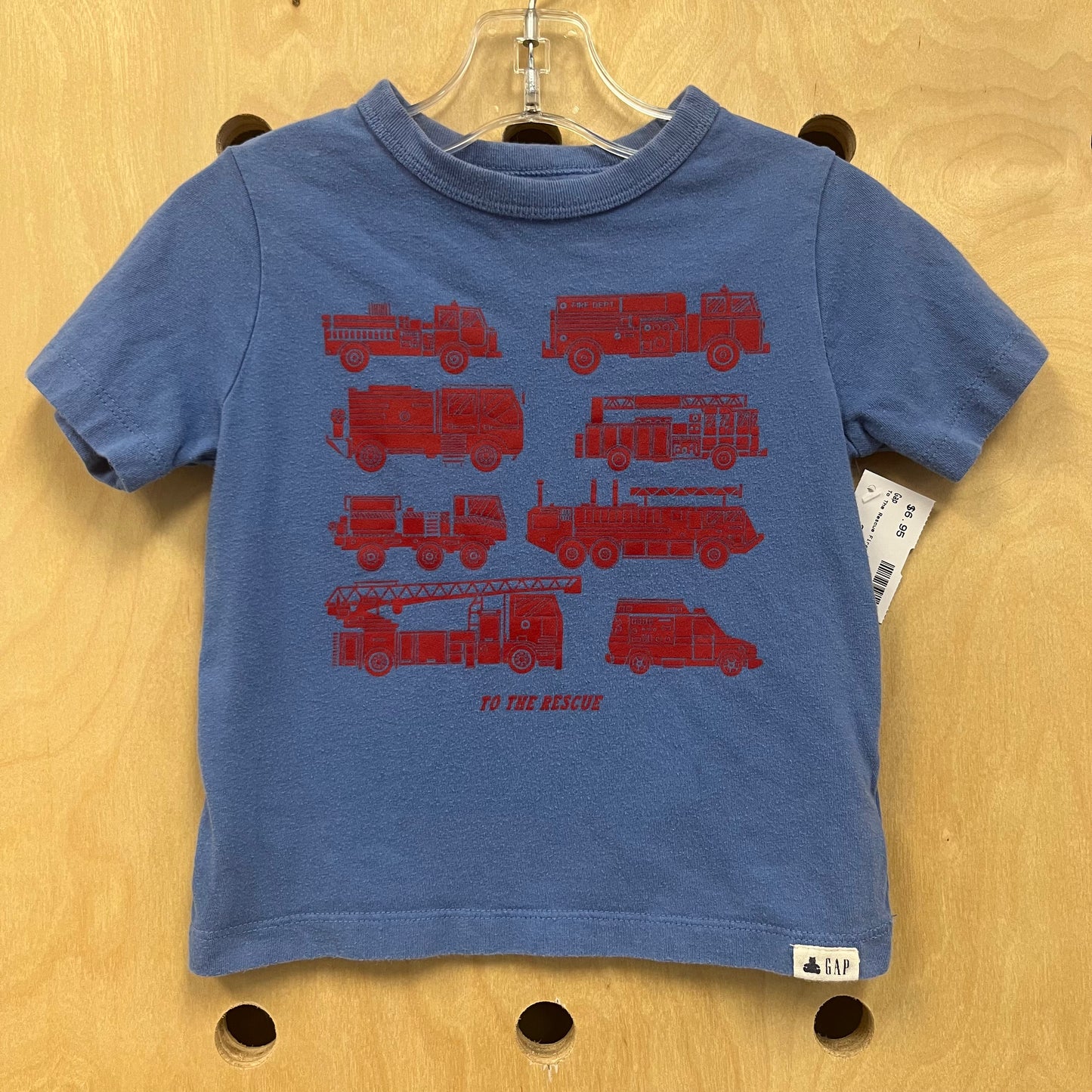 To The Rescue Firetruck Tee