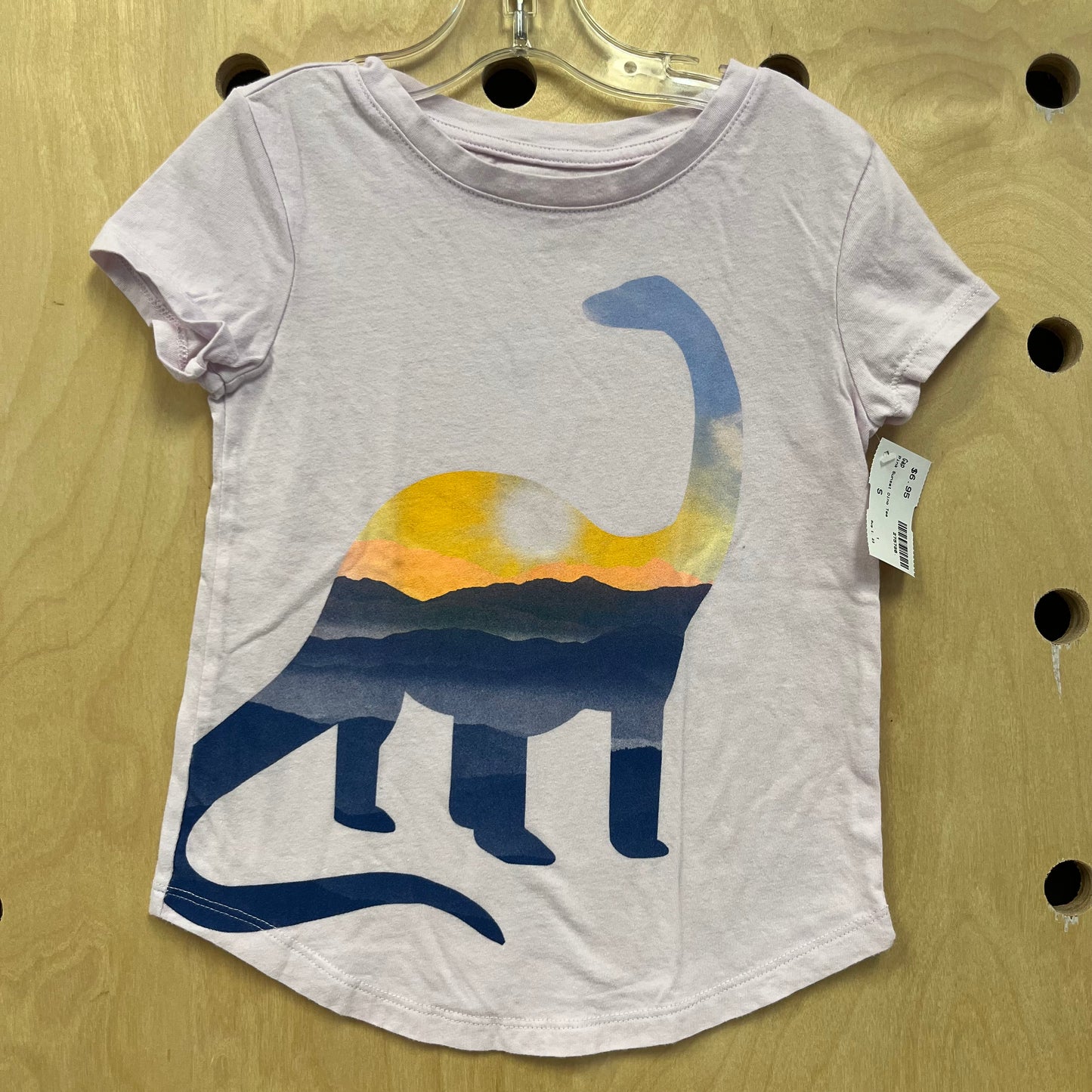 Pink Sunset Dino Tee