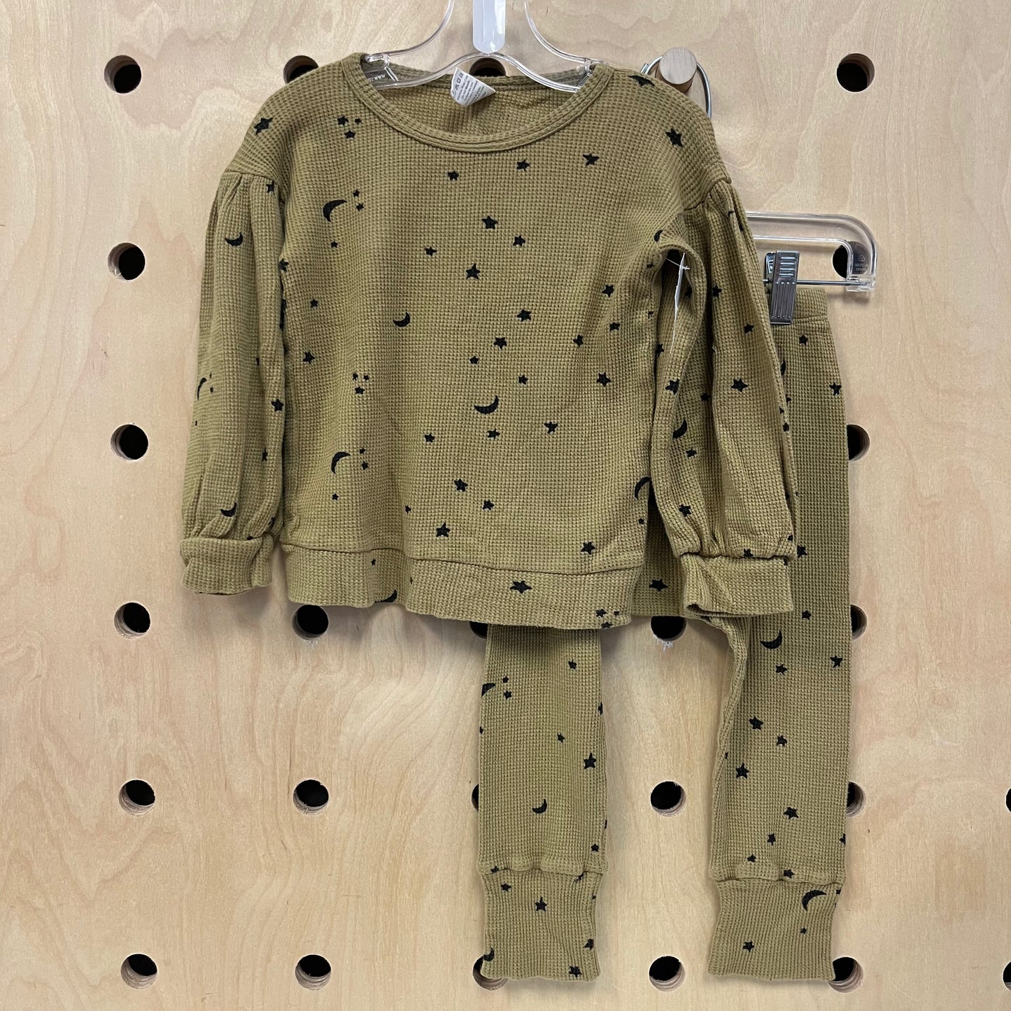Green Waffle Star & Moon Set