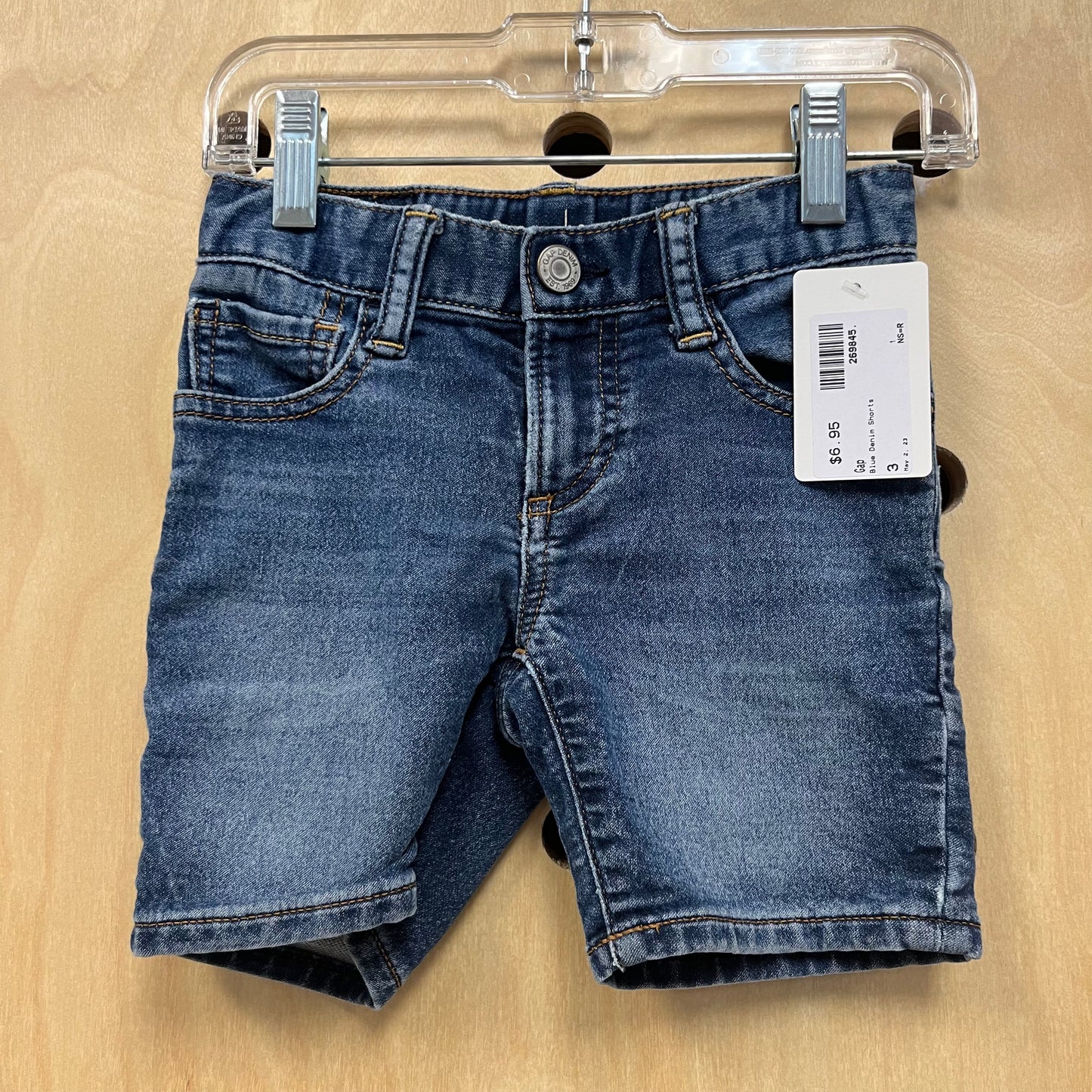 Blue Denim Shorts