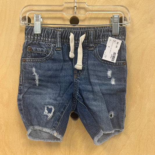 Denim Drawstring Shorts