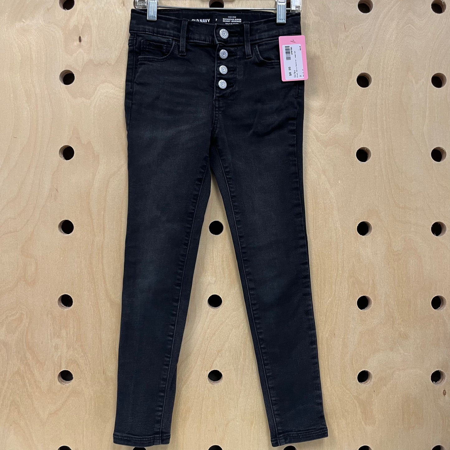 Black Denim Rockstar Jeggings