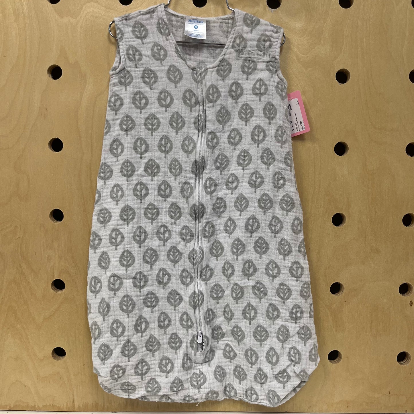 Grey Leaves Sleep Sack