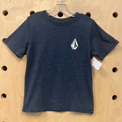 Heathered Blue Logo Tee