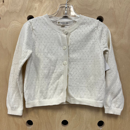 Cream Lacey Knit Cardigan