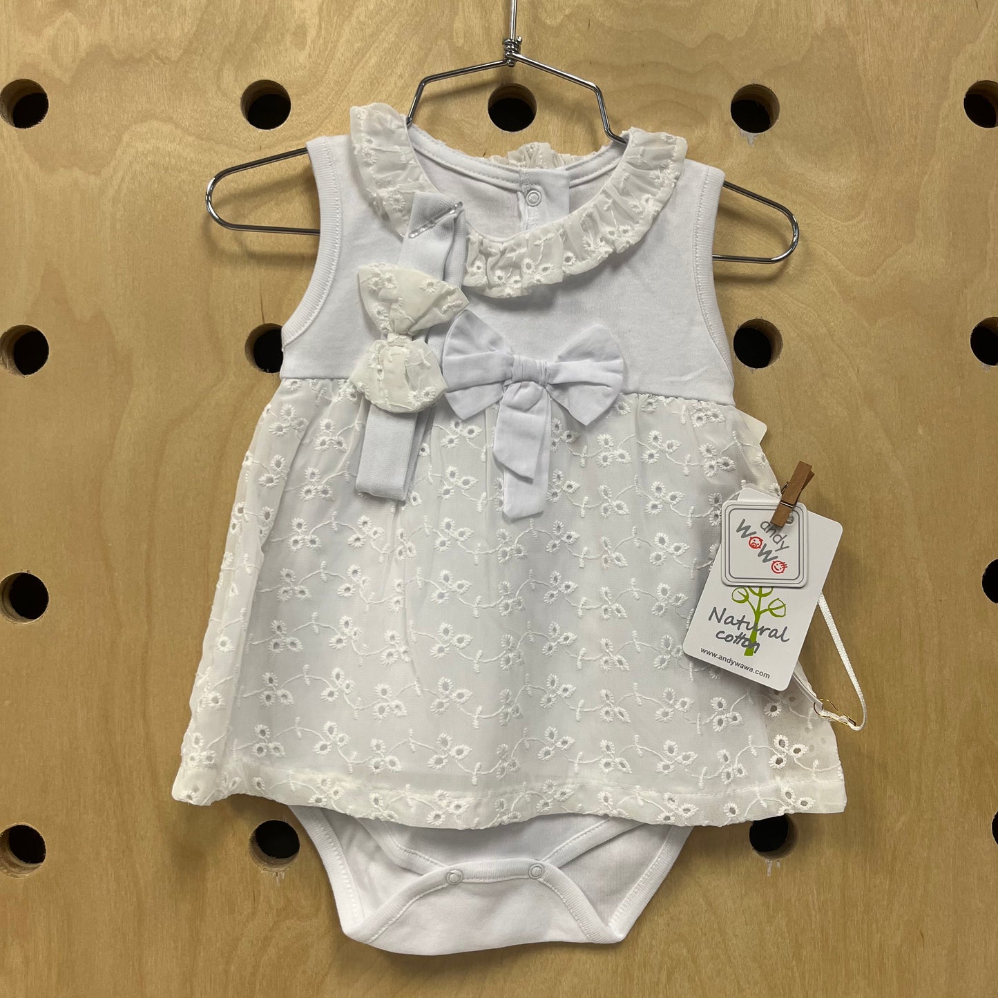 White Eyelet Romper NEW!