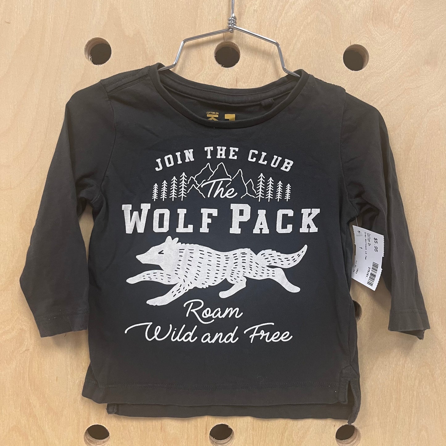 Grey Wolfpack LS Tee