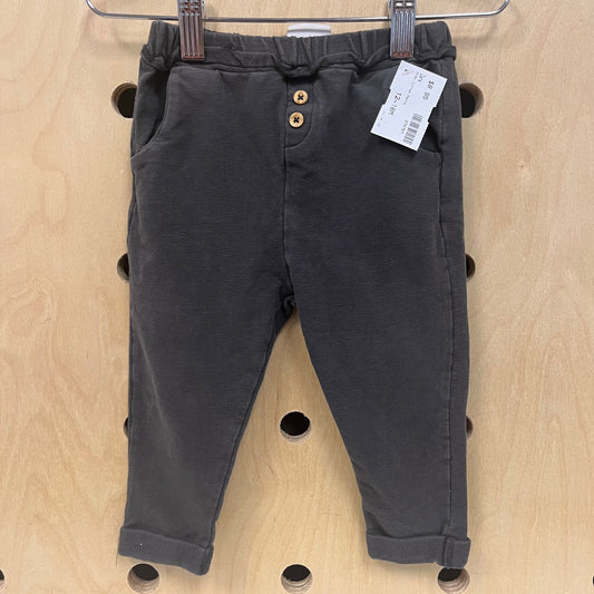 Grey Cuffed Pants