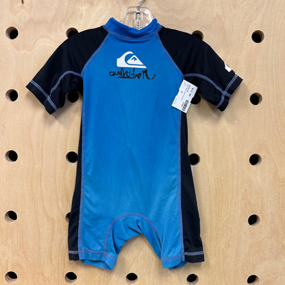 Blue Rash Guard Swimsuit