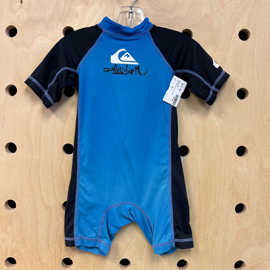 Blue Rash Guard Swimsuit