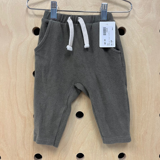 Green Soft Drawstring Pants