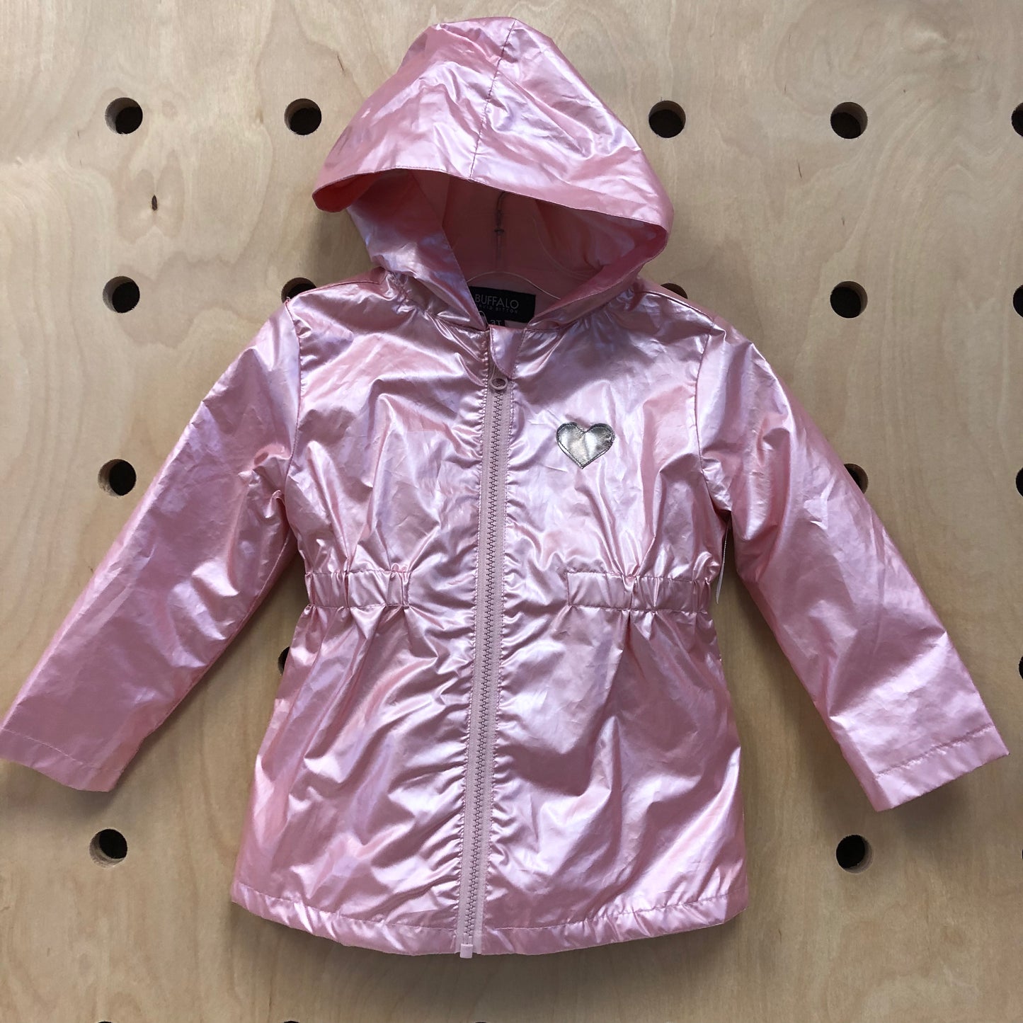 Pink Heart Rain Jacket
