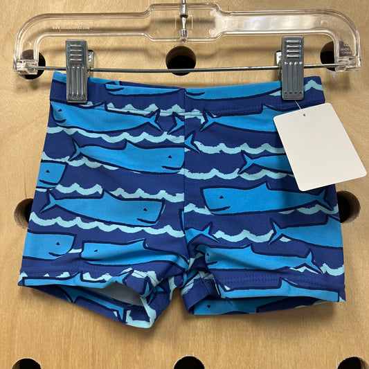 Blue Shark Swim Shorts