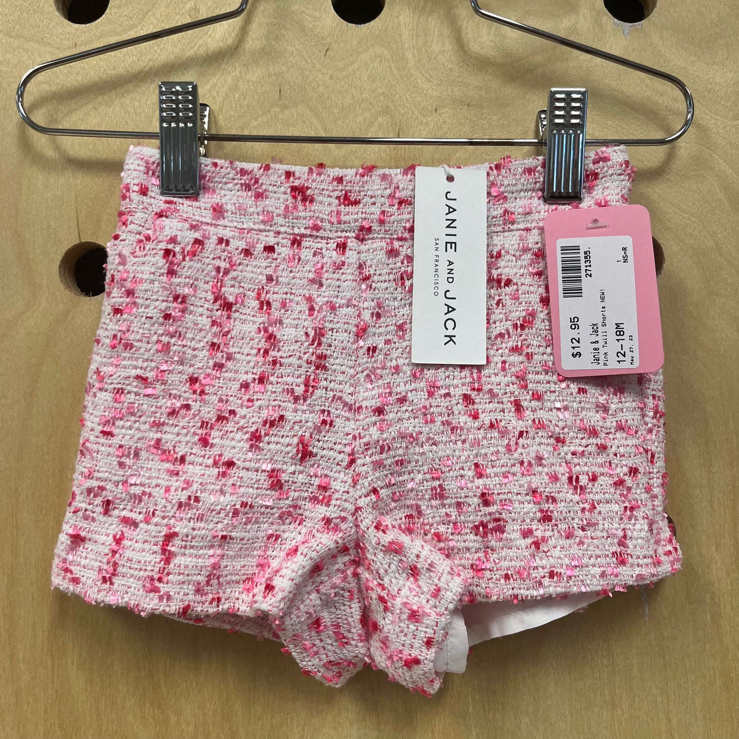 Pink Twill Shorts NEW!