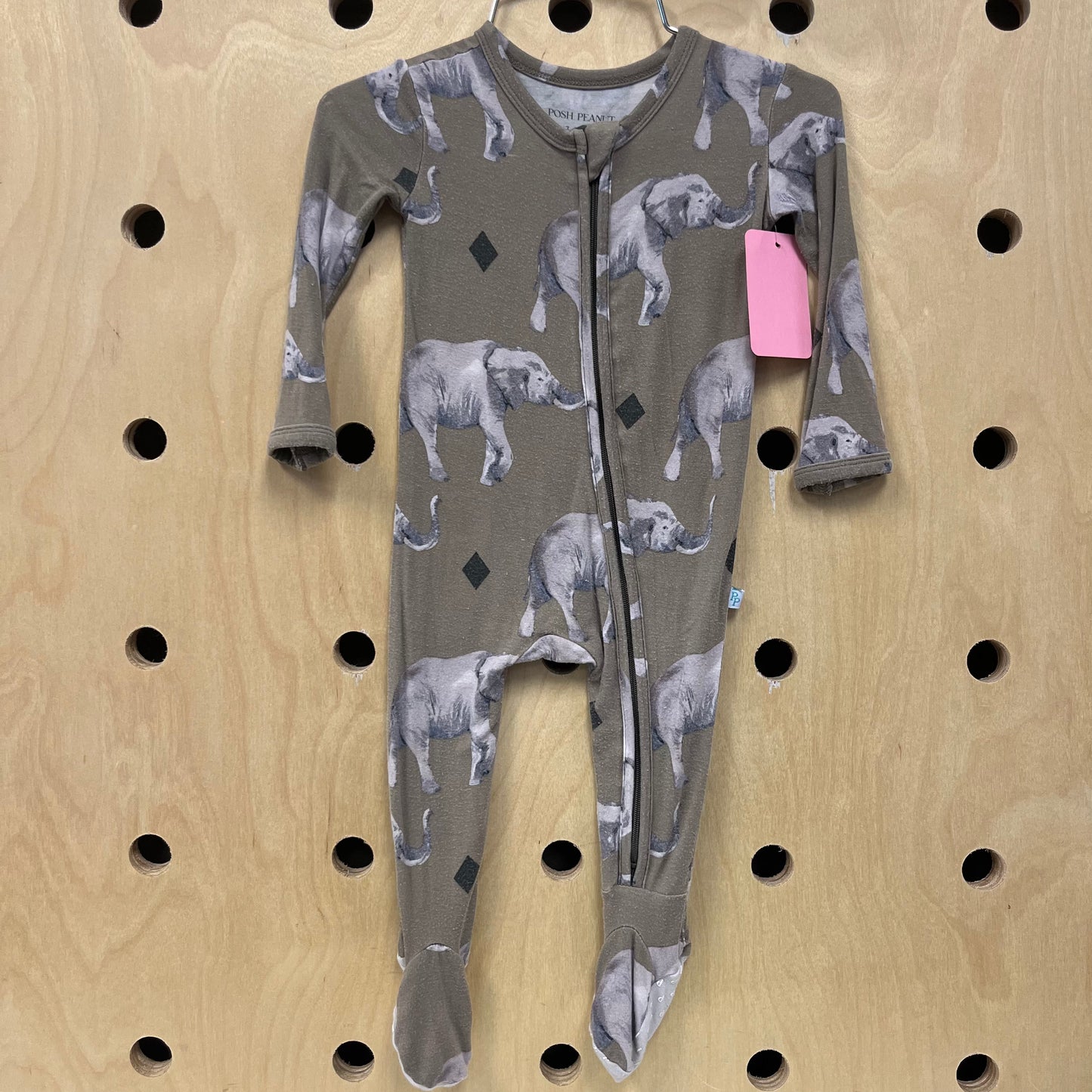Grey Elephant Zippy