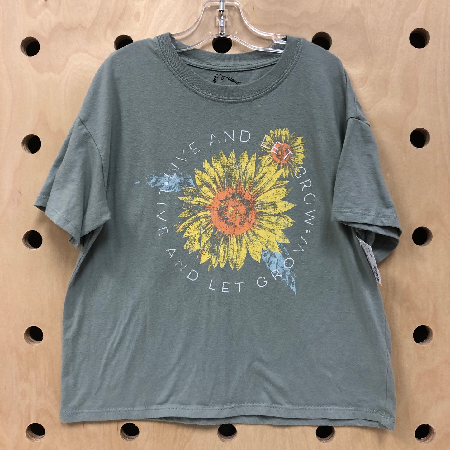 Seafoam Live & Let Grow Tee