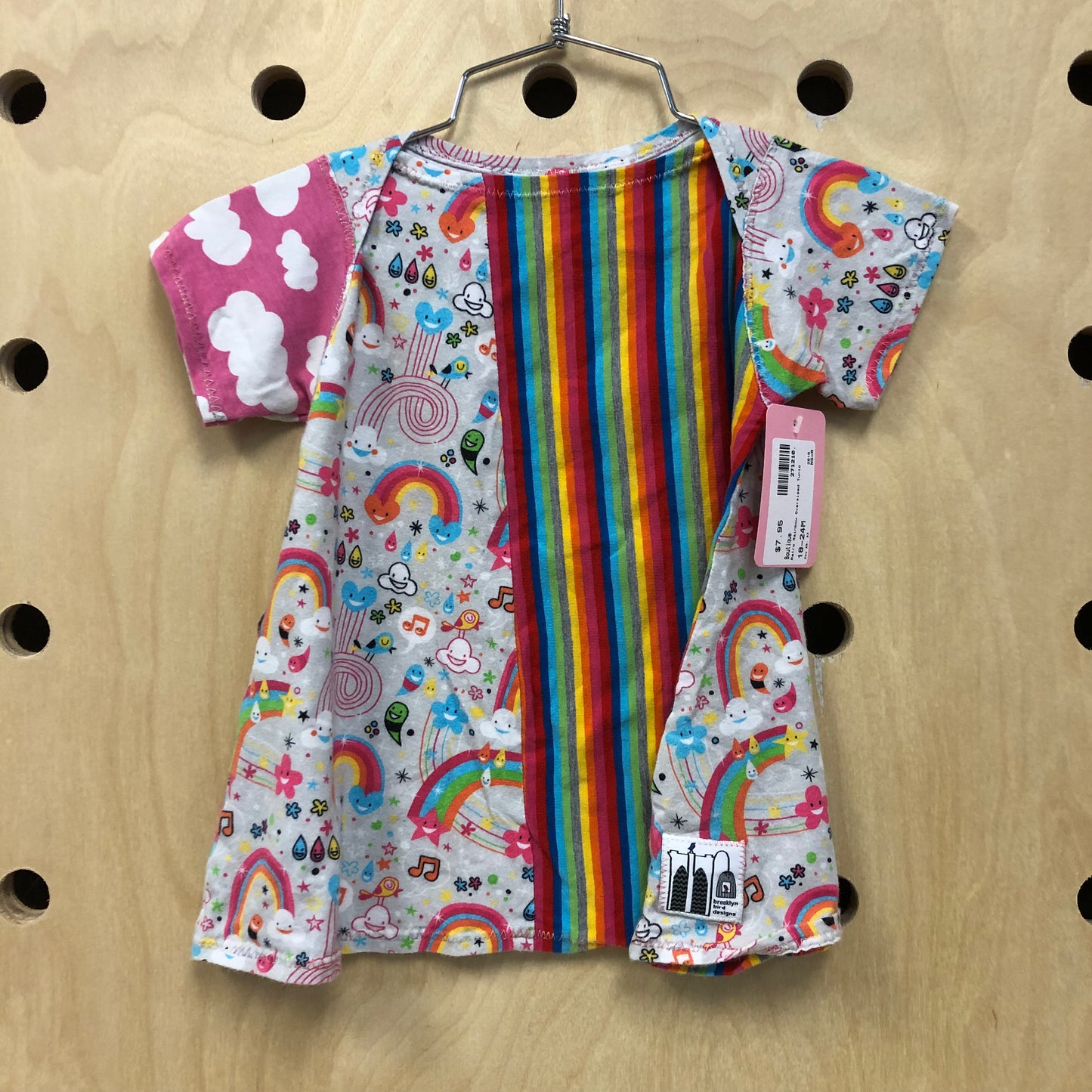 Retro Rainbow Oversized Tunic