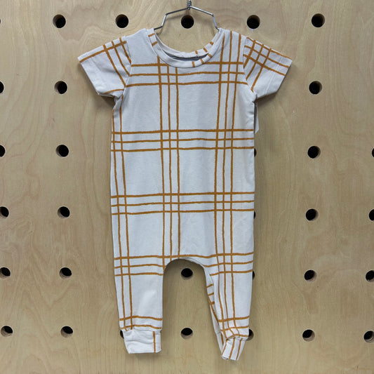 Cream & Golden Romper