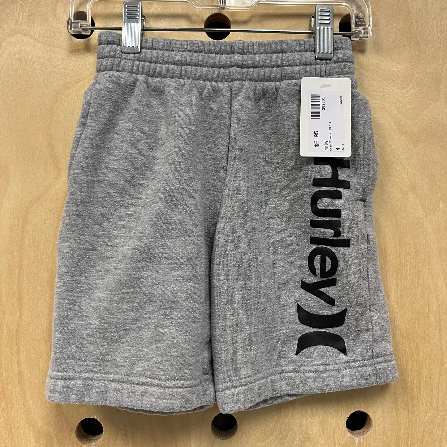 Grey Fleece Shorts