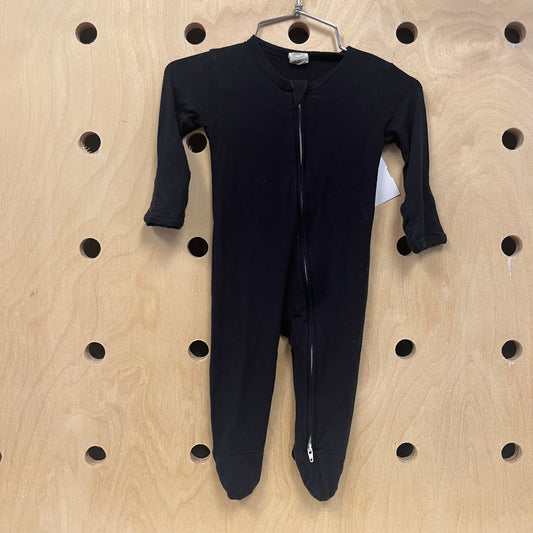 Black Bamboo Romper