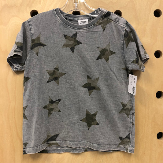Camo Star Grey Tee