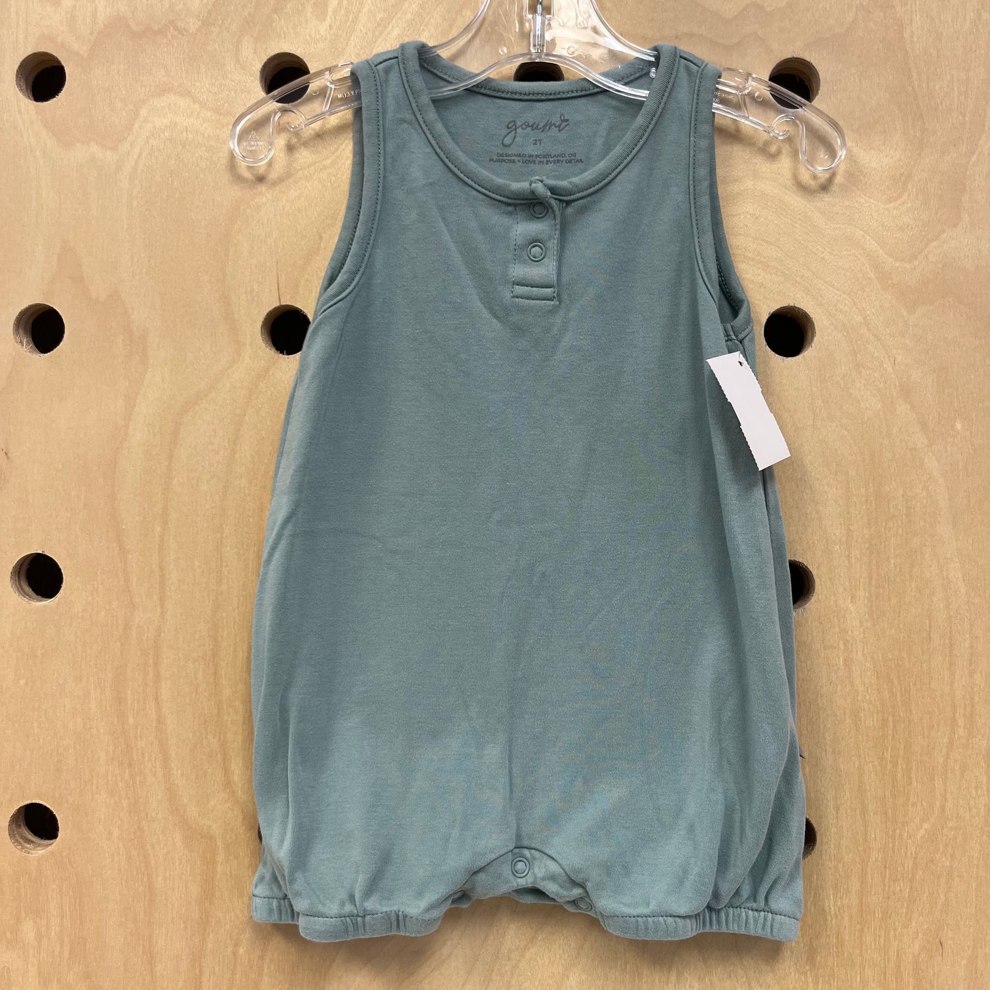 Dusty Blue Romper