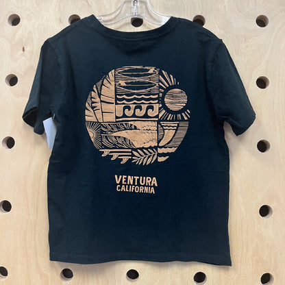 Black Ventura Surf Tee