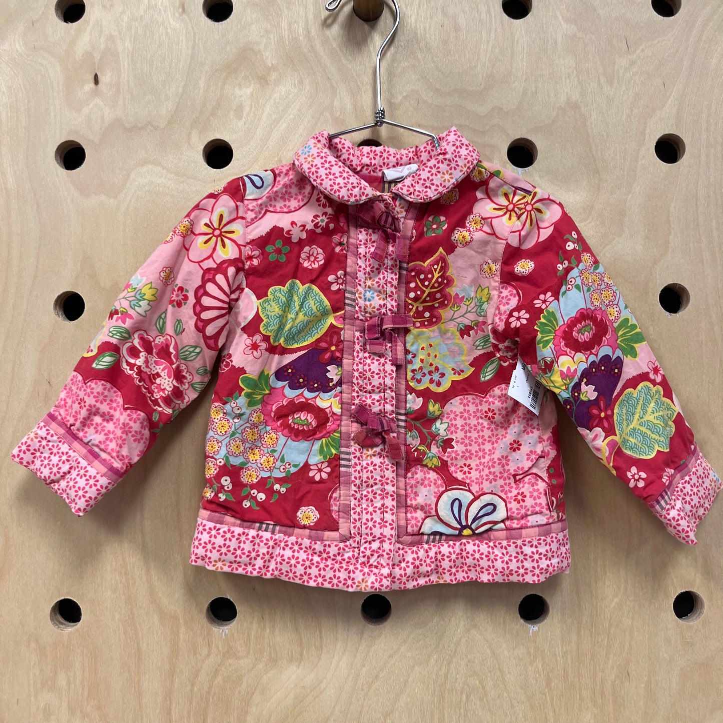 Pink Retro Floral Jacket
