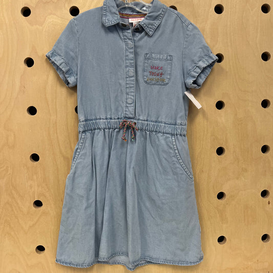 Denim Make Today Awesome Dress