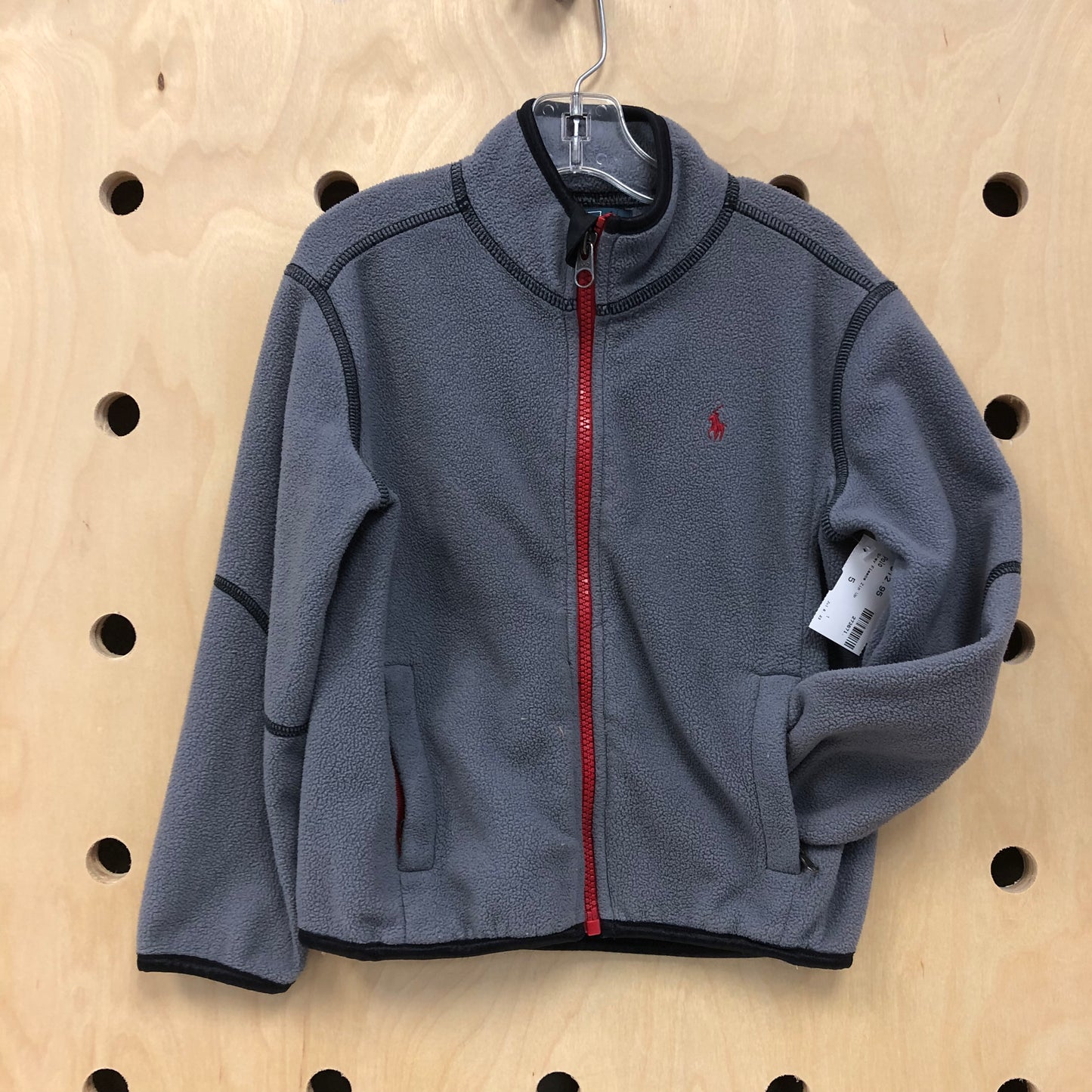 Grey Fleece Zip Up