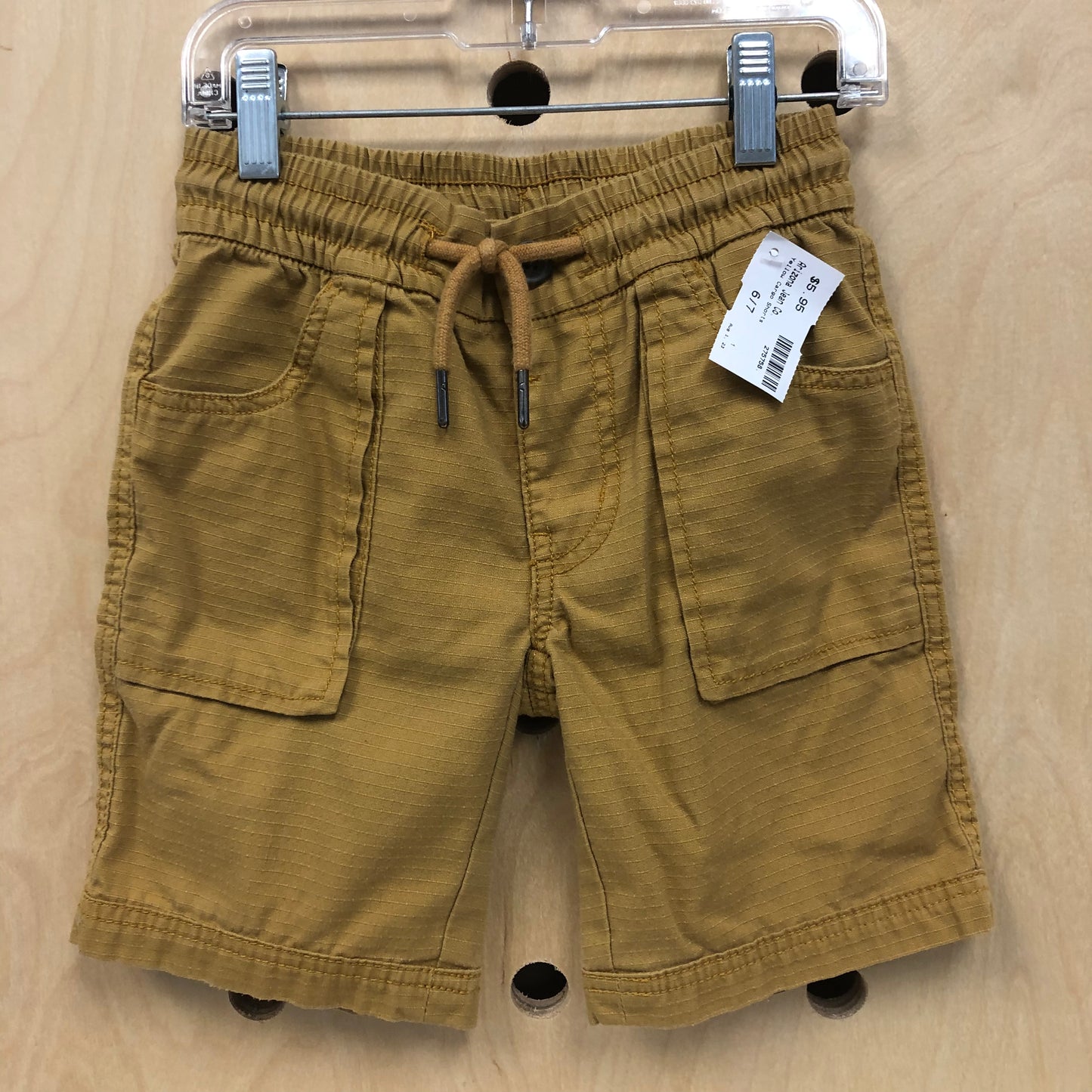 Yellow Cargo Shorts