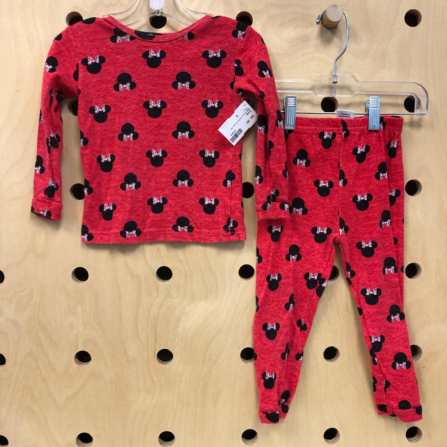 Red Minnie Mouse Pajama Set