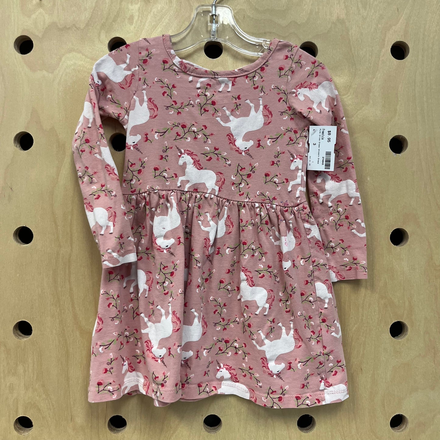 Pink Criss Cross Unicorn Dress