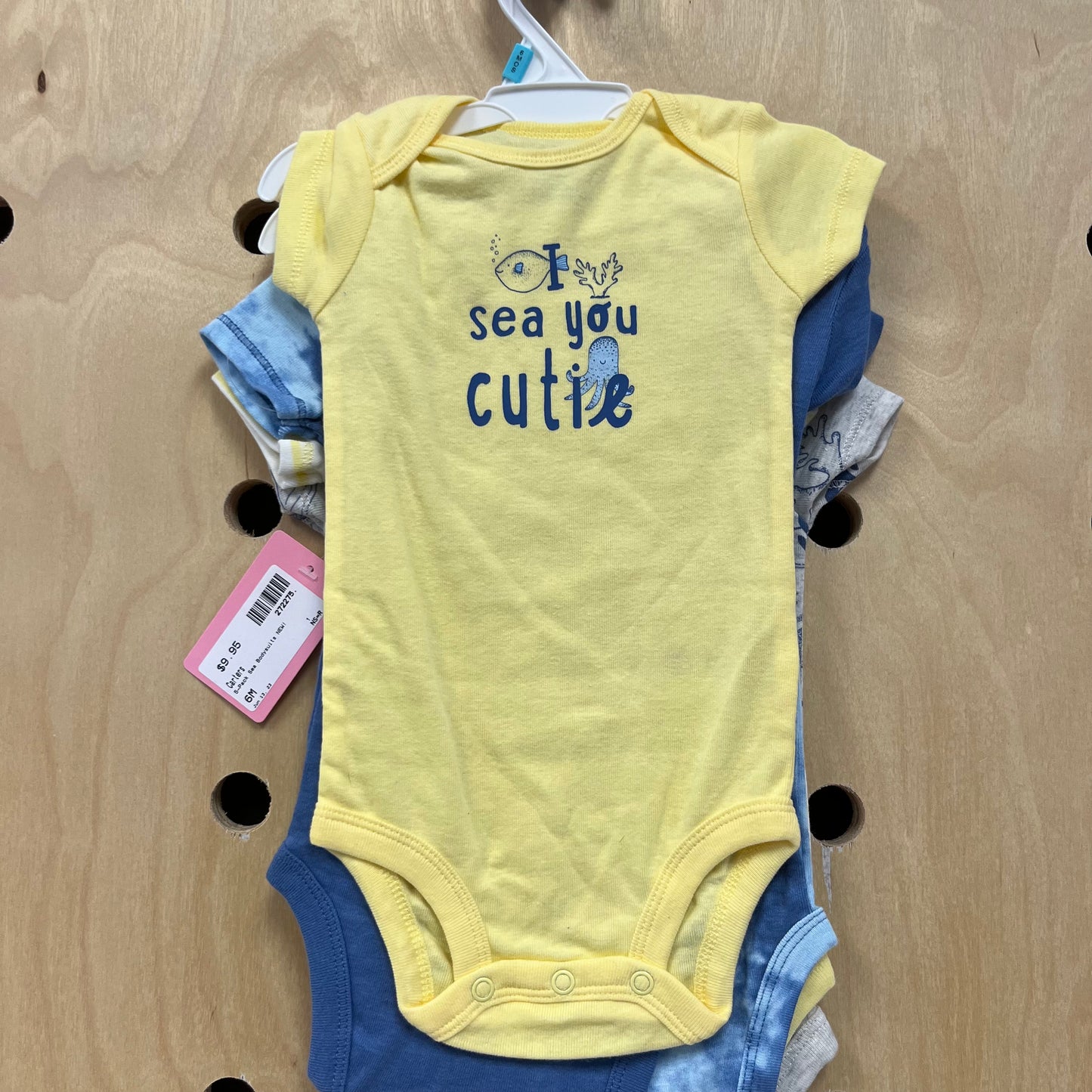 5-Pack Sea Bodysuits NEW!