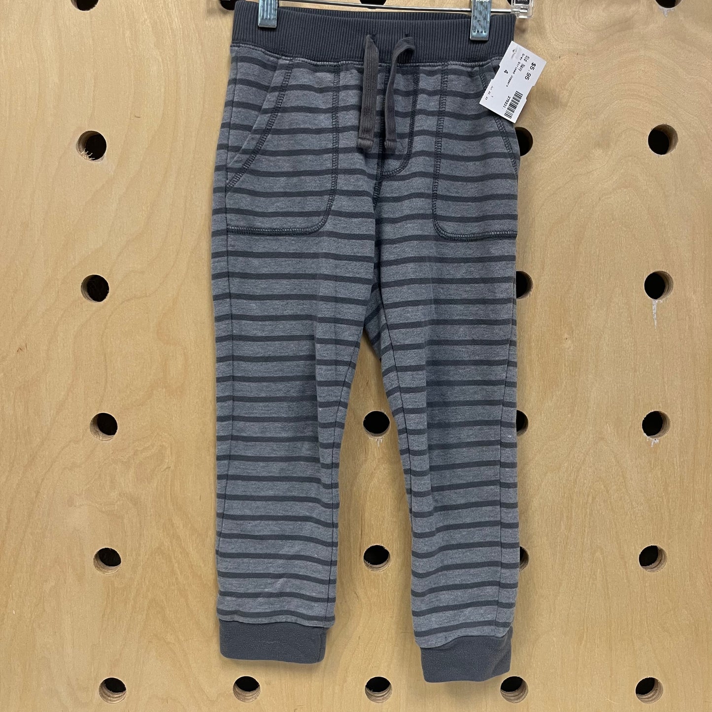 Grey Striped Joggers