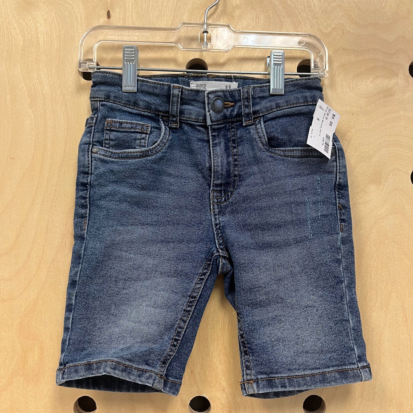 Blue Denim Bermuda Shorts