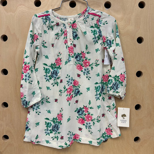 Cream Floral Dress NEW!!!