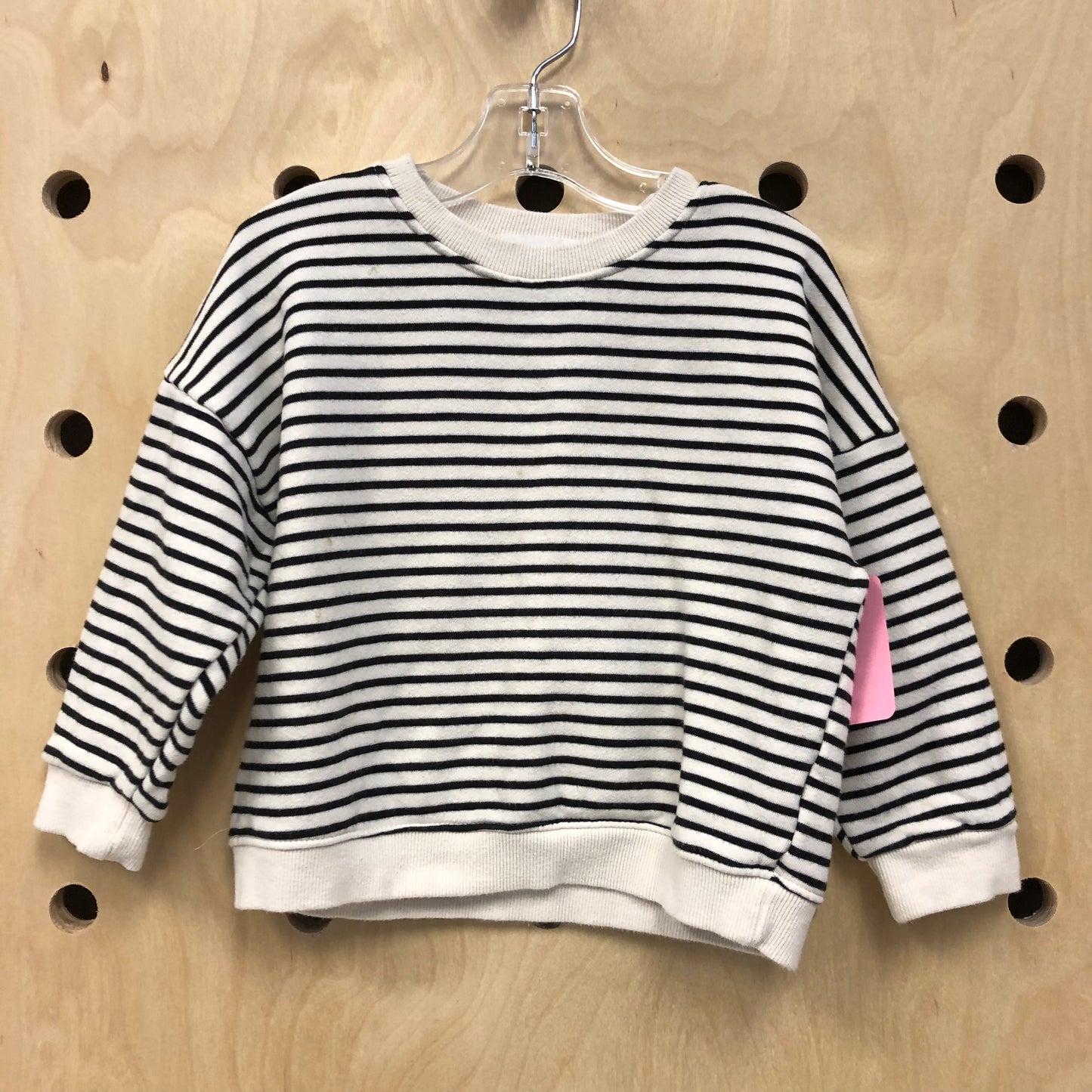 Black & Cream Happy Patch Sweatshirt