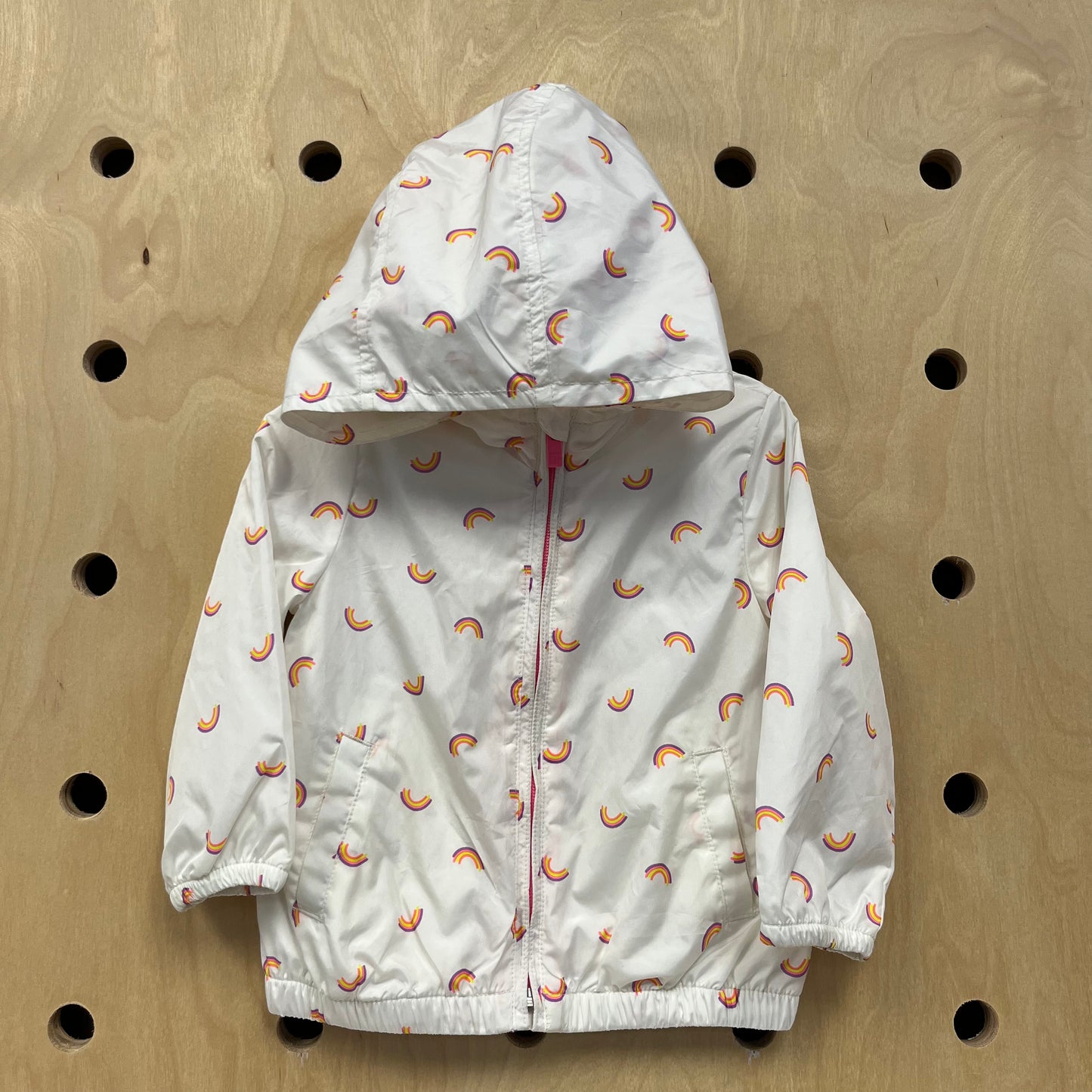 White Rainbows Zip Hoodie