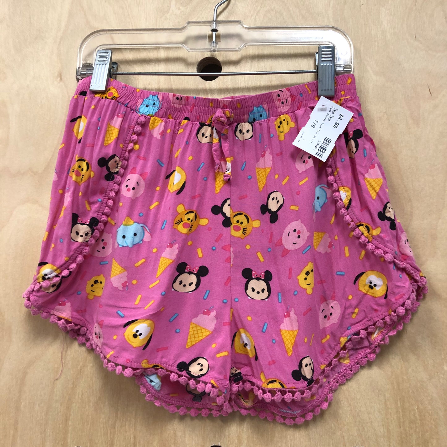 Pink Disney Tsum Tsum Shorts