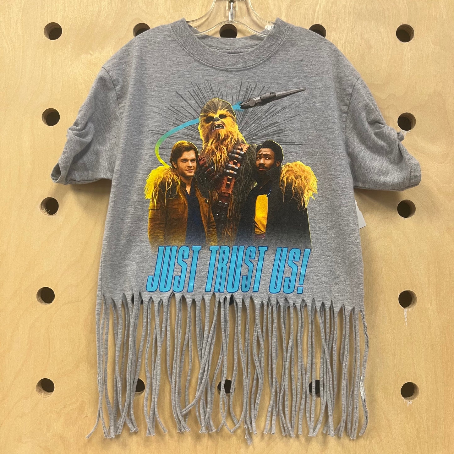 Grey Just Trust Us Star Wars Tee