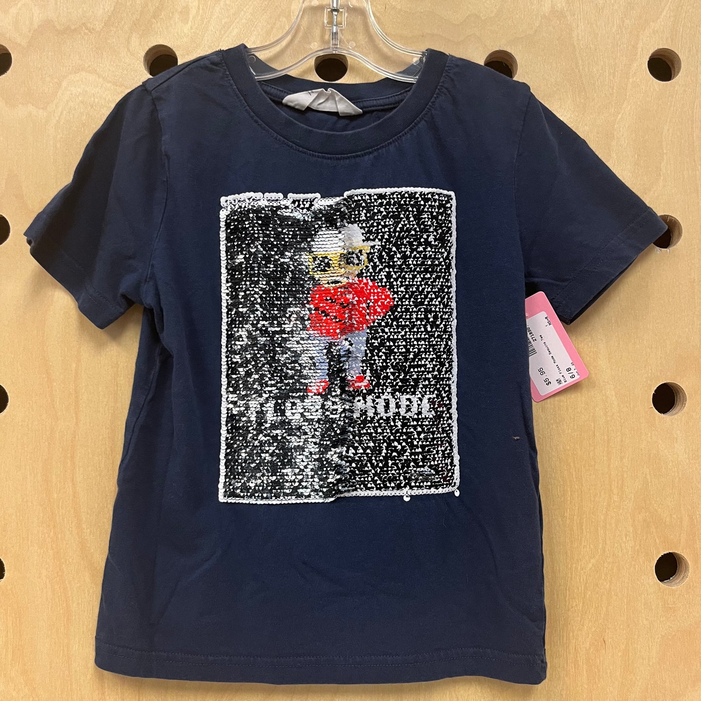 Blue Floss Mode Sequins Tee