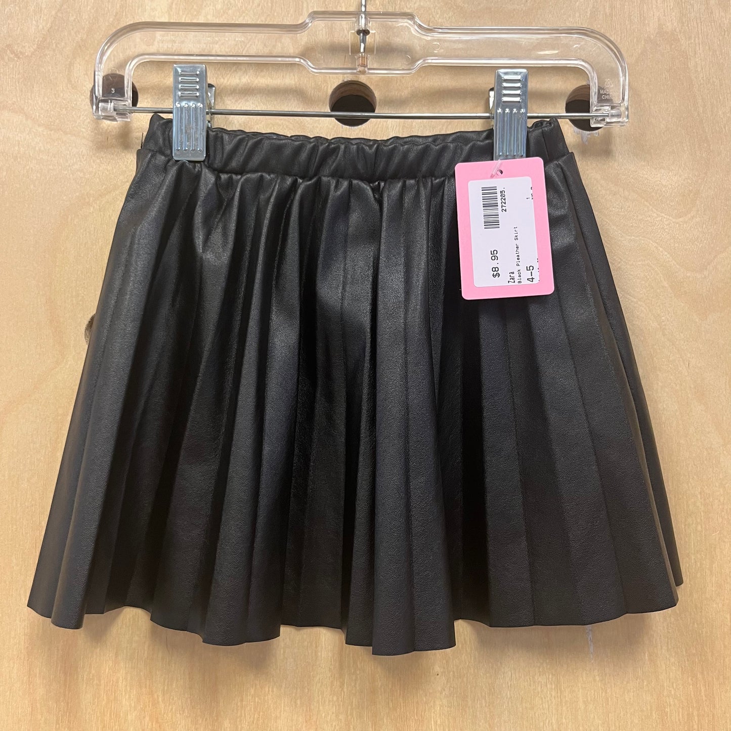 Black Pleather Skirt