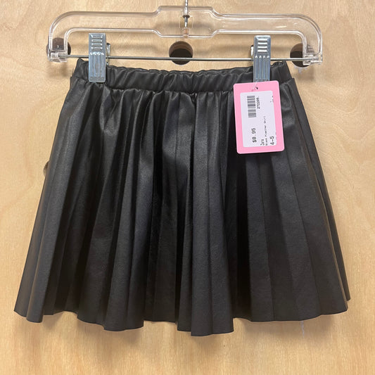 Black Pleather Skirt