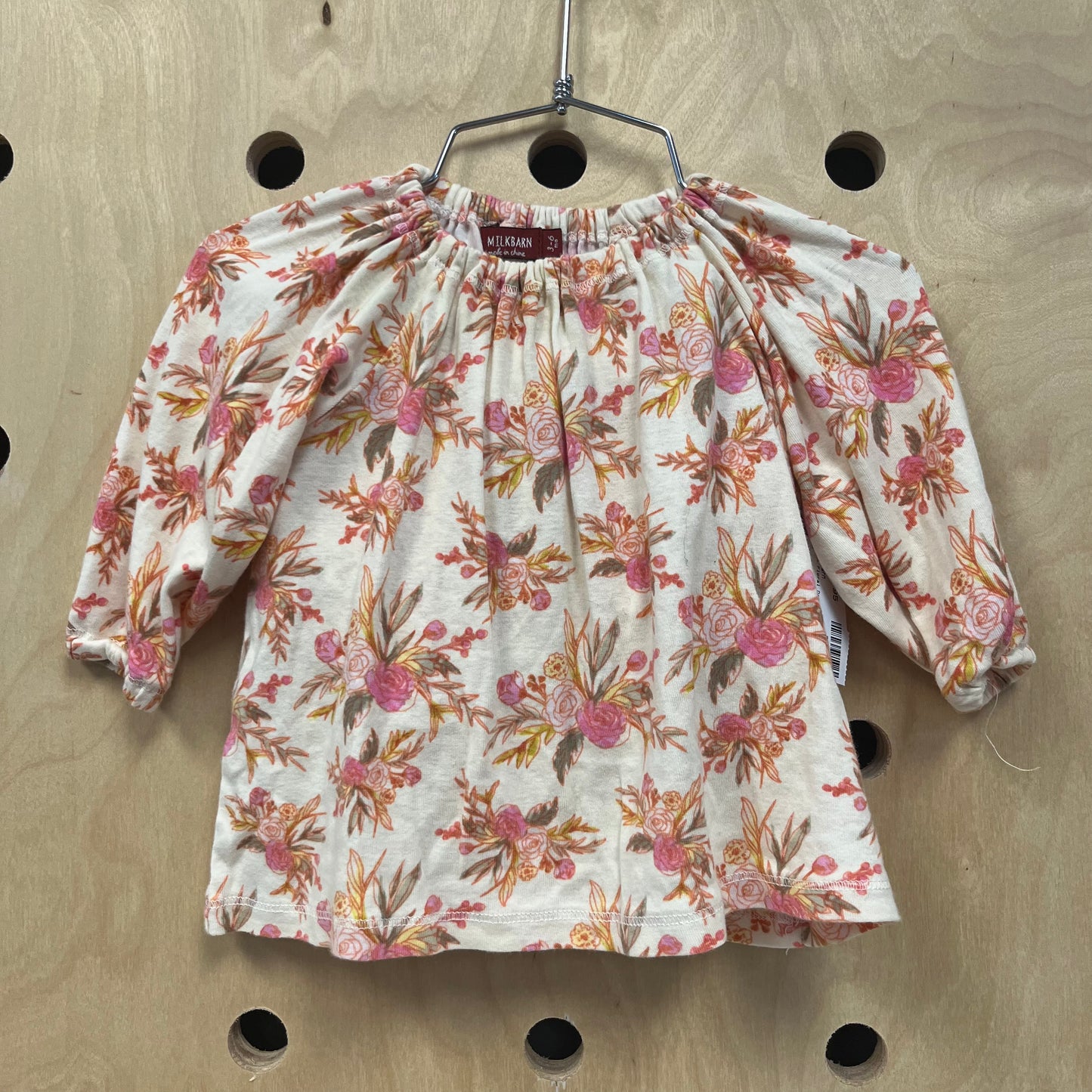 Pink Floral Dress & Shortie Set