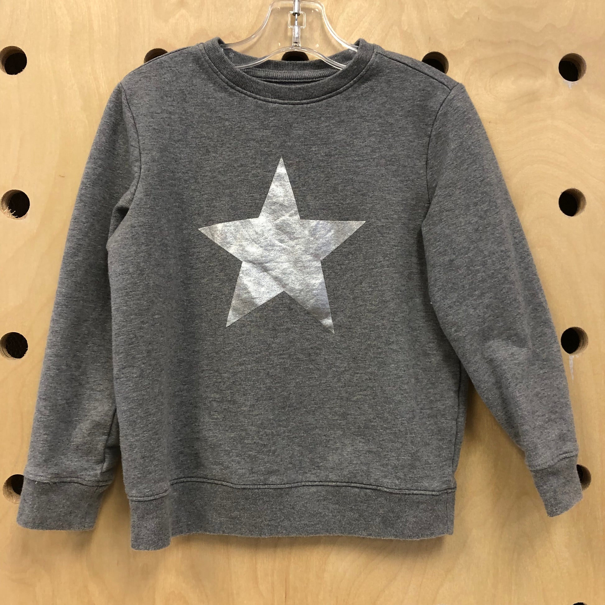 Grey online star sweatshirt