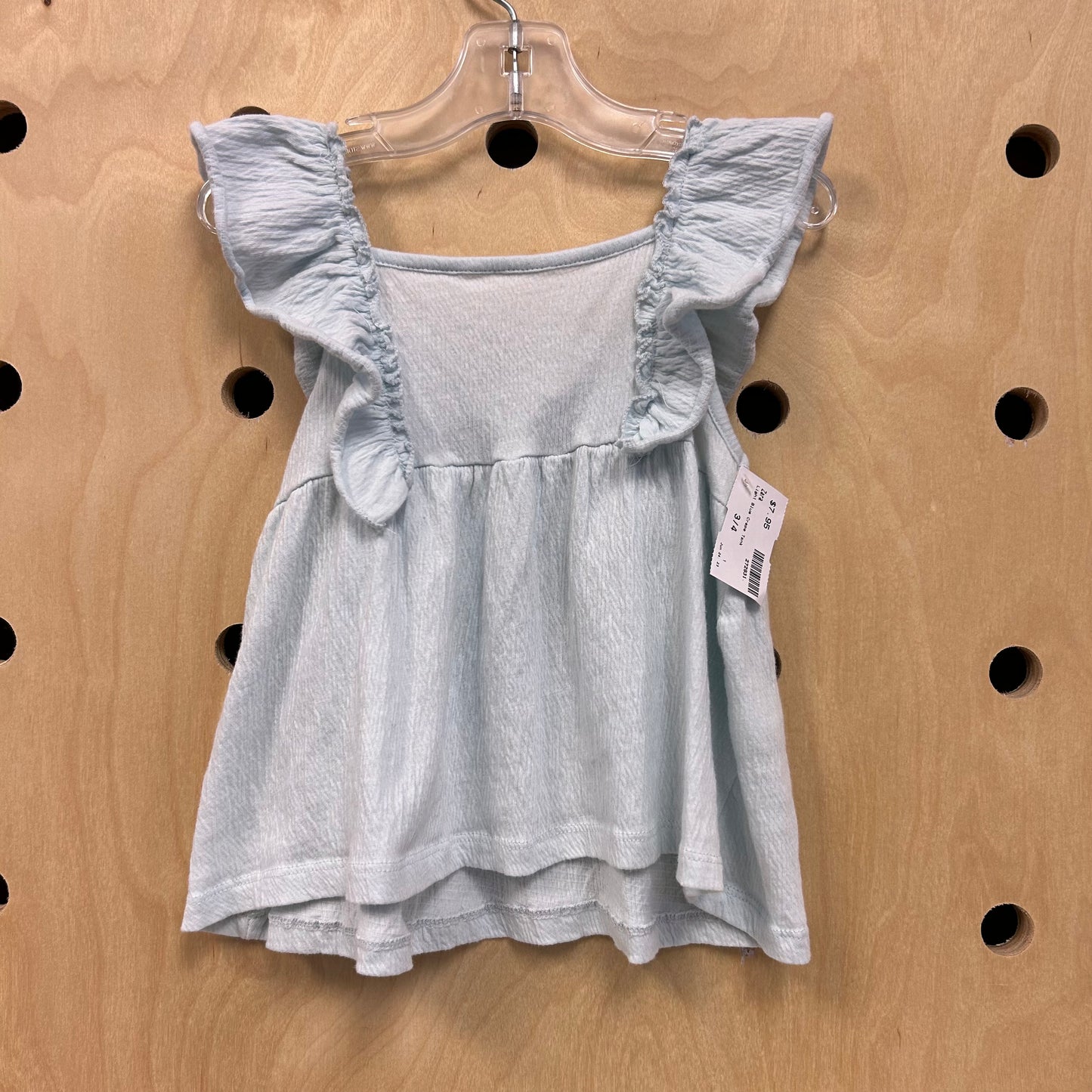 Light Blue Crepe Tank